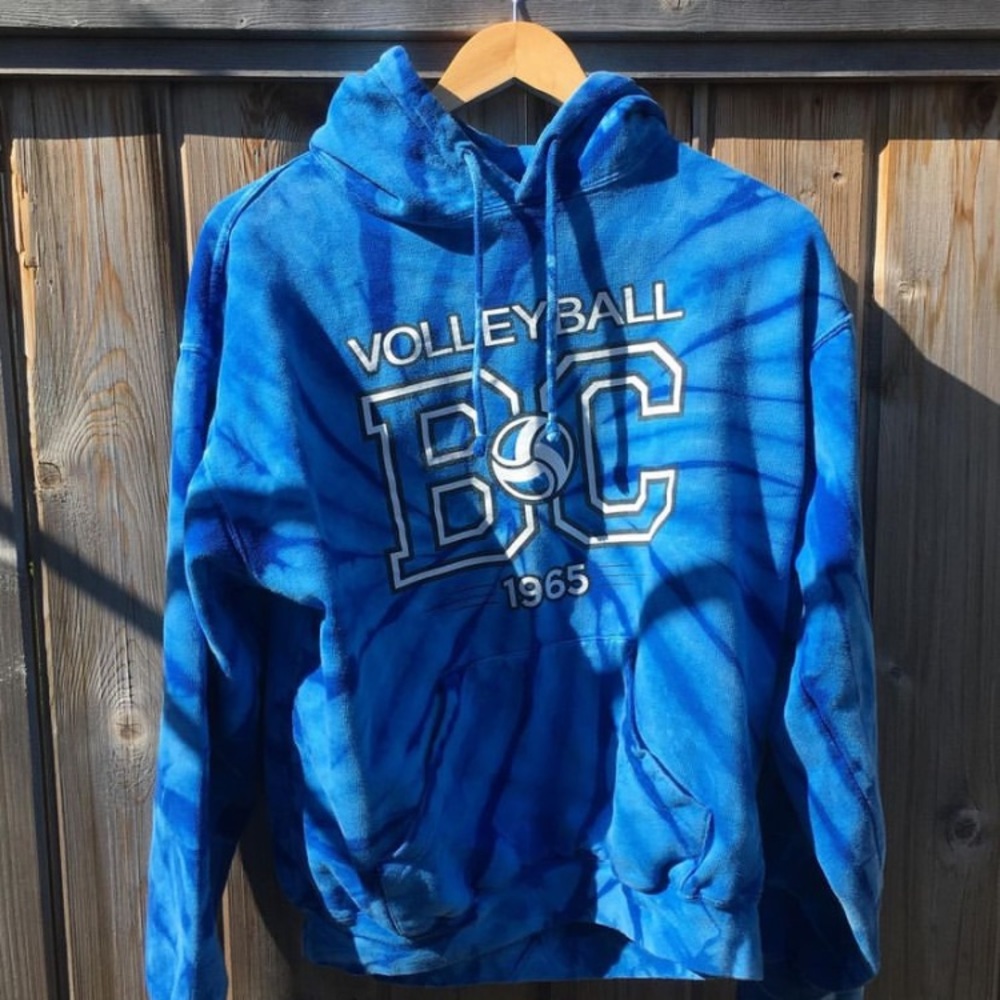 Volleyball BC Tie Dye Hoodie